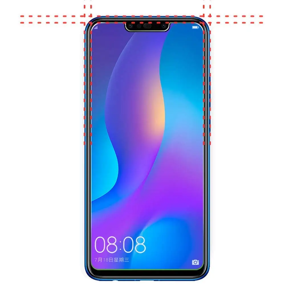 2 шт закаленное стекло huawei P Smart Plus защита экрана Psmart 2.5D 9H стекло для huawei P Smart защитное стекло