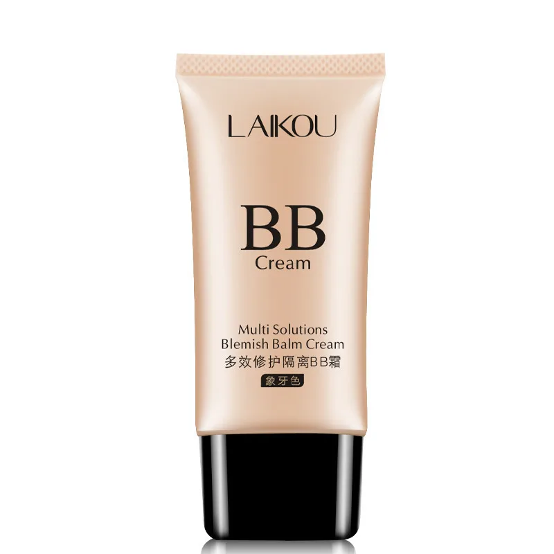 Брендовый корейский LAIKOU BB крем-консилер увлажняющий тональный крем для макияжа голые отбеливающие лица красота макияж покрытие консилер - Цвет: Ivory 1pc