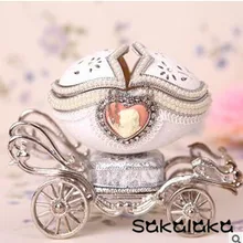 Высококачественная музыкальная шкатулка в форме яйца, креативная музыкальная шкатулка, романтический свадебный подарок, подарок на день рождения для девочки