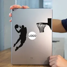 Баскетбольный плеер художественная наклейка для ноутбука Apple iPad наклейка Air/1/2/3/4/Mini поверхность книга планшет PC кожа блокнот наклейка