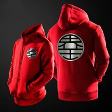 Autumn Winter Casual Funny Print Dragon Ball Goku Hoodie Men Black Cosplay Sweatshirt Costume Fleece Lined Mens Hoodies Jackets