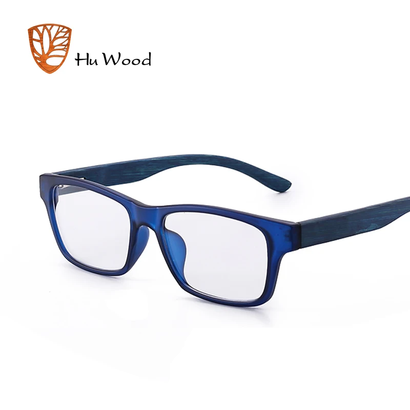 Hu Wood High Quality Men Wooden Brand Glasses Frame Clear Fashion