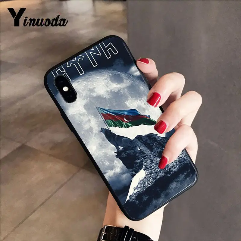 Yinuoda azerbaiana buta flag Красочный милый чехол для телефона iPhone 8 7 6 6S 6Plus X XS MAX 5 5S SE XR 10 Чехол - Цвет: A12