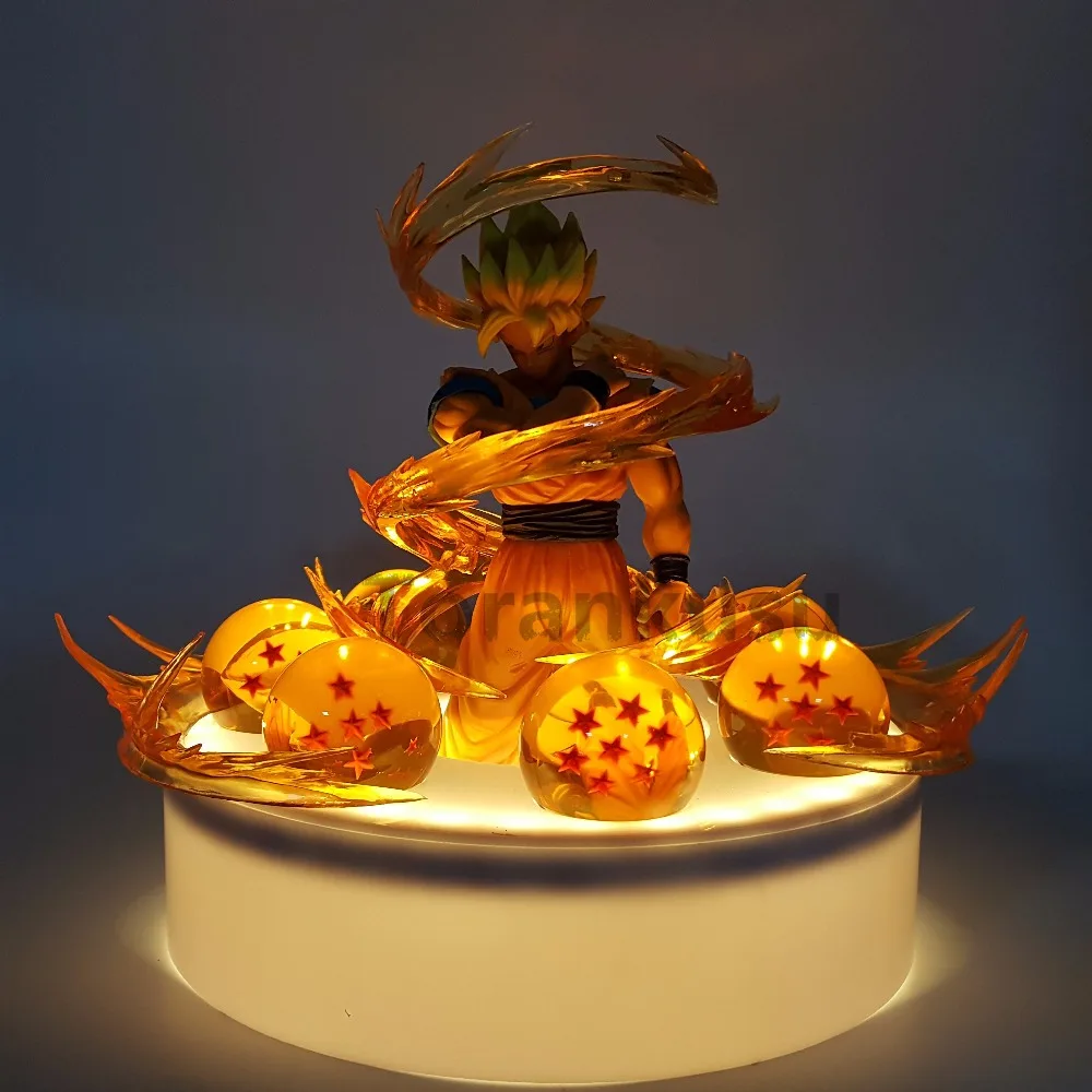 Набор светодиодных ламп Dragon Ball Z Son Goku светильник из хрустальных шариков в стиле