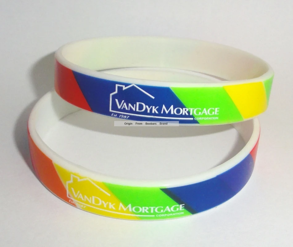 1000pcs/lot Buy Segmented cheap Silicone Bracelet Logo Print Sports Flag Promotion Team Spirit Wristbands | Украшения и