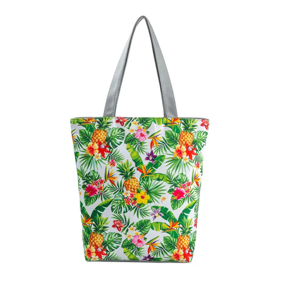 Повседневная женская сумка с национальным принтом, Холщовая Сумка-тоут, повседневные пляжные сумки, женская сумка для покупок, женские сумки - Цвет: B