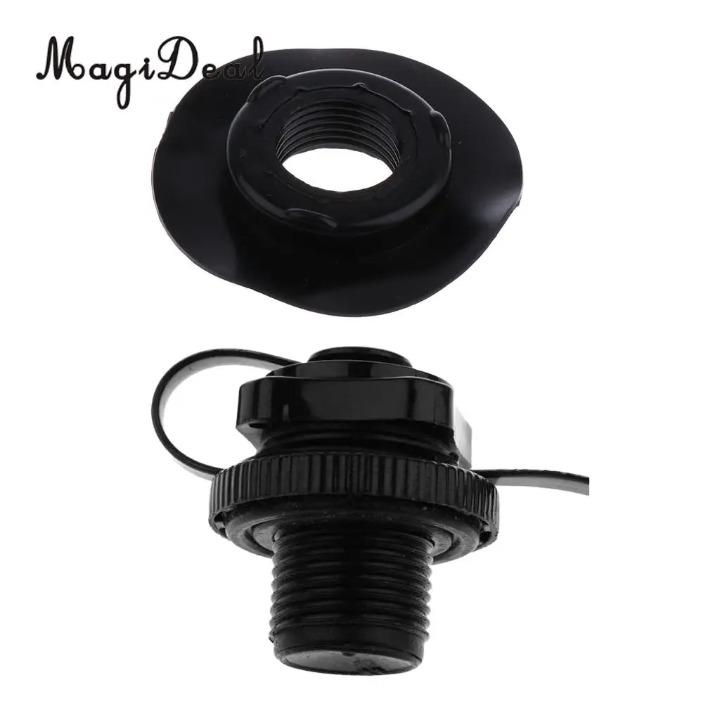 MagiDeal Kayak Accessories - 7/8 inch/22mm Screw Air Valve Adapter Cap + Air Valve Pedestal Base Replacement Accessories
