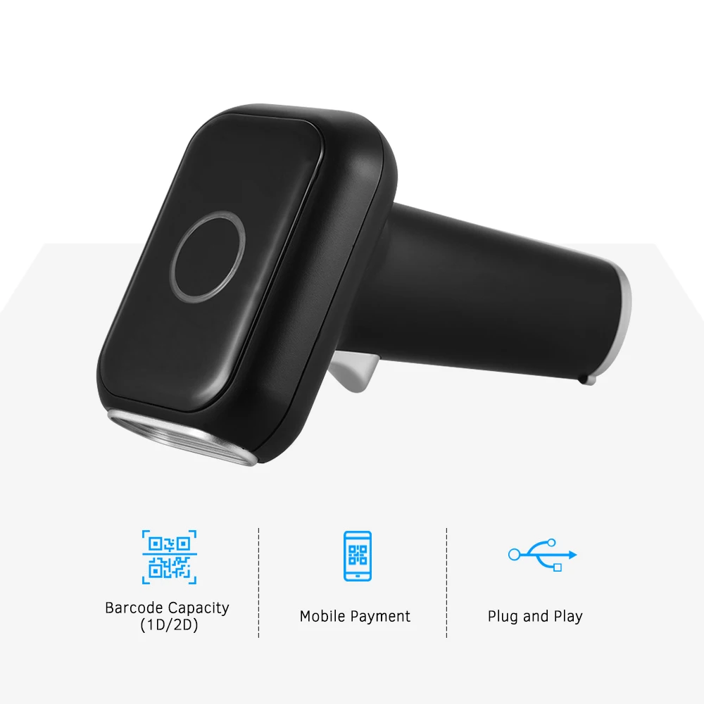 Ручной USB Проводной CMOS сканер штрих-кода 1D 2D QR PDF417 матрица данных сканер штрих-кода с USB кабелем для Мобильных Платежей