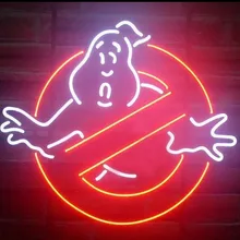 Пользовательские Охотники за привидениями стеклянный неоновый светильник знак пивной бар