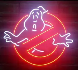 На заказ Ghostbusters Ghost glass неоновый свет знак пивной бар