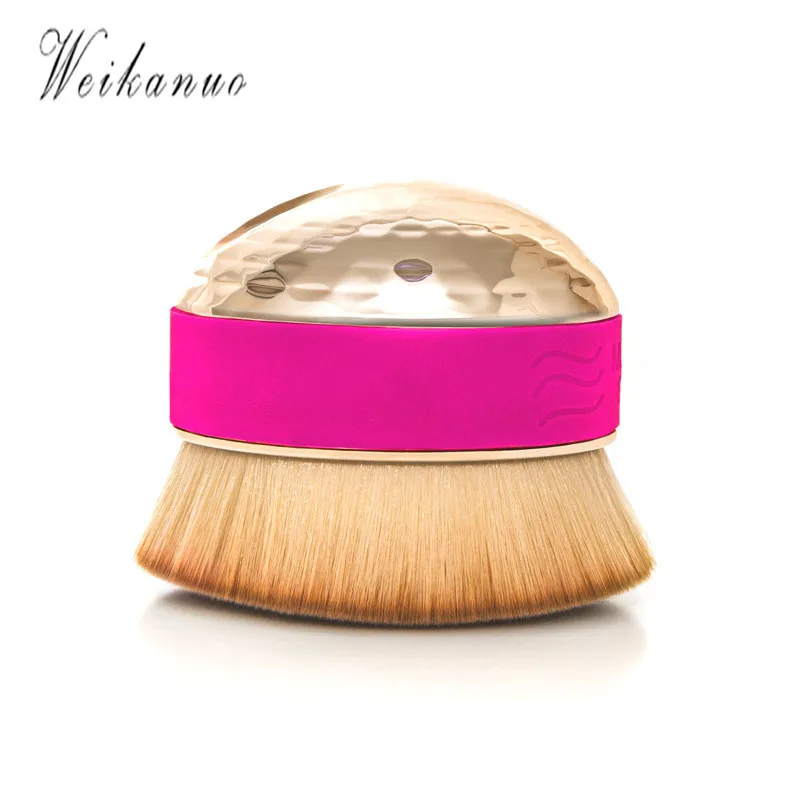 Professional Makeup Brush Oval Egg Shape Pink Rose Gold Make up Brushes