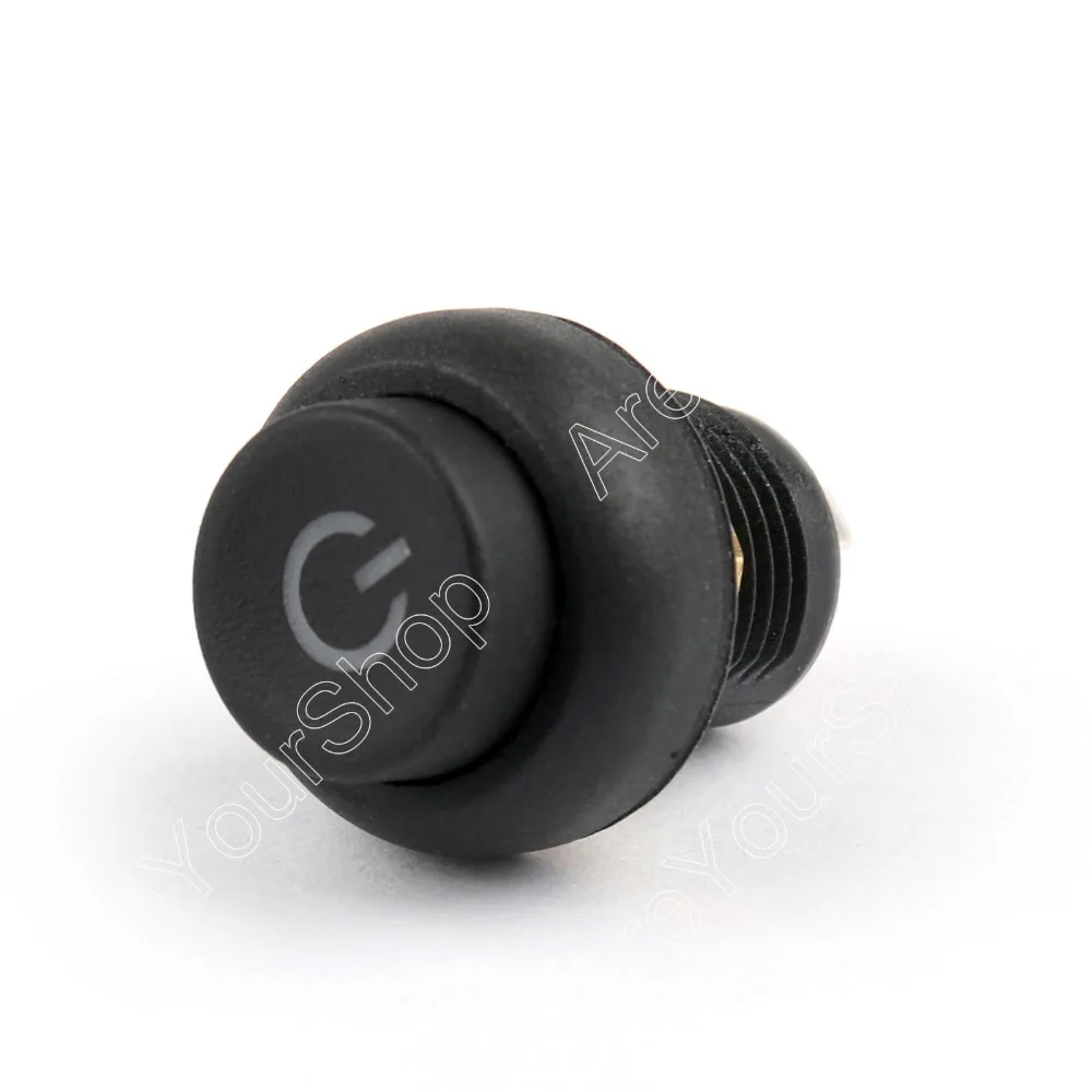 

Areyourshop 12mm Push Button Switch ON/OFF Reset Industrial Grade with Waterproof 5A 250VAC / 8A 125