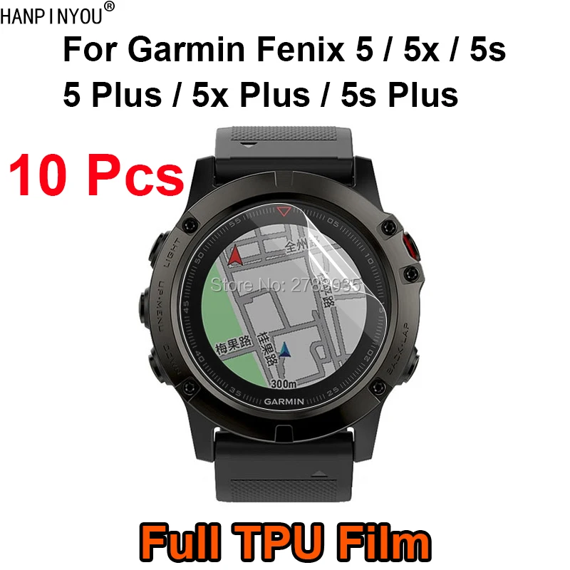 10 шт./лот для Garmin Fenix 5 5x 5s Plus Sports Smart Watch полное покрытие мягкая защитная пленка из