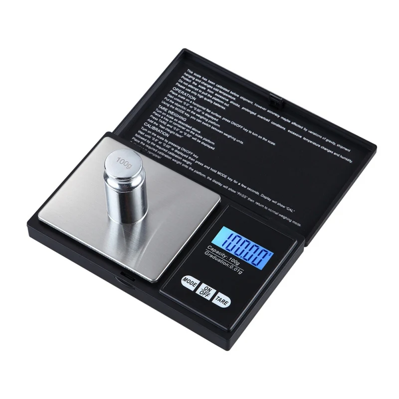 

High precision Pocket Electronic Scale LED luminous screen scale for Jewelry Gold Gram Weighting Instruments
