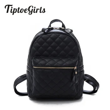 

2018 Autumn New Personality Rhombic Lady Backpack Fashion High Quality Student Bag Casual Wild Travel Backpack