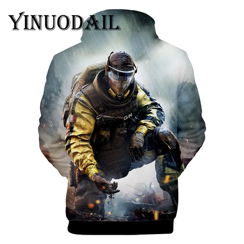 Fans Wear Red Rainbow Six 3D Hoodies for Women & Men Long Sleeve Game Cosplay Clothes 2018 Sweat Homme Fans Wear Red Rainbow Six 3D Hoodies for Women & Men Long Sleeve Game Cosplay Clothes 2018 Sweat Homme