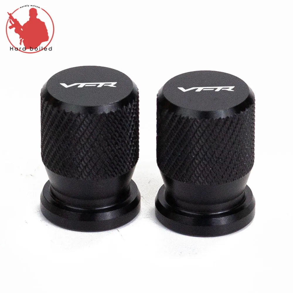 Motorcycle Accessorie Wheel Tire Valve Caps CNC Aluminum Airtight Covers FOR HONDA VFR750 VFR800 VFR 800 F VFR800F (2)