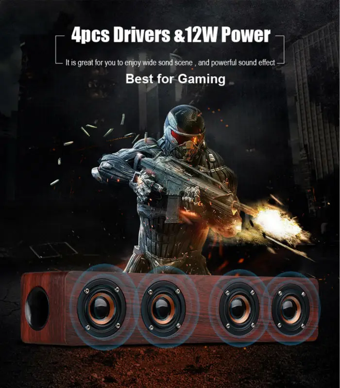 HIFI WIRELESS GAMING BLUETOOTH SOUNDBAR SPEAKER