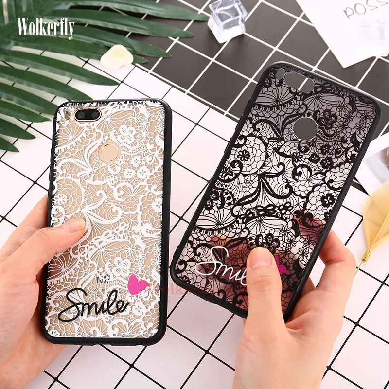 Кружевной Цветочный чехол для Xiaomi Redmi Note 7 5 pro mi8 lite Pocophone F1 Mi A2 Lite A1 MI8 SE Plus 6A note 6pro 4X