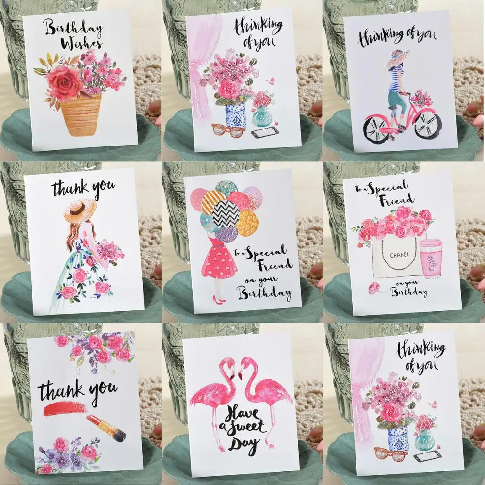 Eno Greeting Watercolor Flower Cards Mini Birthday Wishes Cards Flamingo Gift Message Cards Women Thank You Cards Cards Invitations Aliexpress Eno Greeting Watercolor Flower Cards Mini Birthday Wishes Cards Flamingo Gift Message Cards Women Thank You Cards Cards Invitations Aliexpress