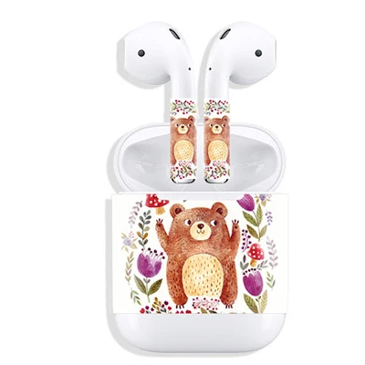 Новый выпуск защитная виниловая наклейка для наушников AirPods скины Съемная