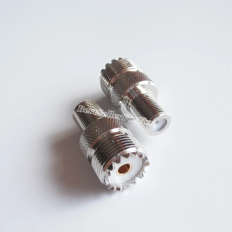 1 шт. UHF Female SO-239 SO239 к F ТВ гнездовой разъем RF коаксиальный адаптера на английском