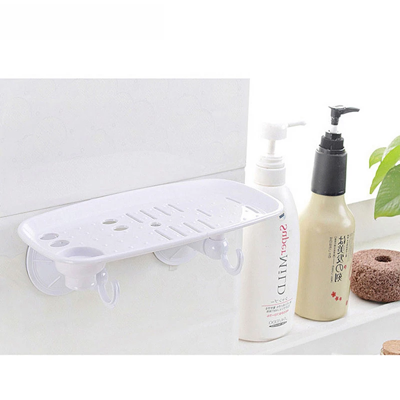 

Home Storage Organization Holders Durable Racks hook up For Bathroom Cosmetic Travel Soap Kitchen Bath ball Organizer