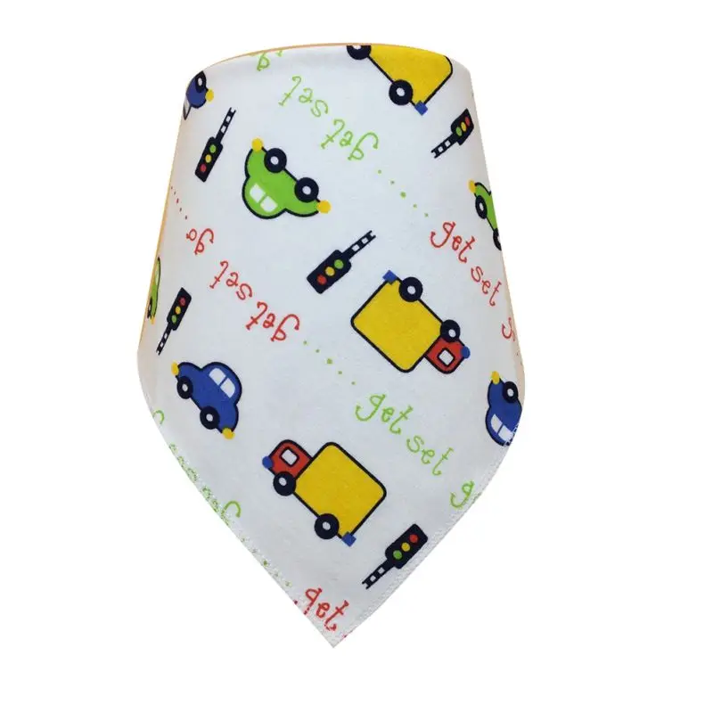 C Cotton Baby bandana bibs for babies Scarf boys Girls baby bib burp Cloths High Qulity - Цвет: C