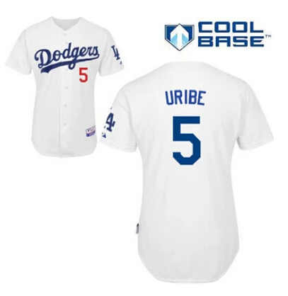 Stitched#5 Juan Uribe #10 Justin Turner jersey Los Angeles Dodgers