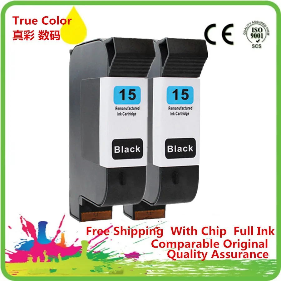 

Black Ink Cartridges Remanufactured For hp15xl 15 HP15 C6615A PSC 900 940 950vr 950xi For Apple Stylewriter Color 6500 Printer
