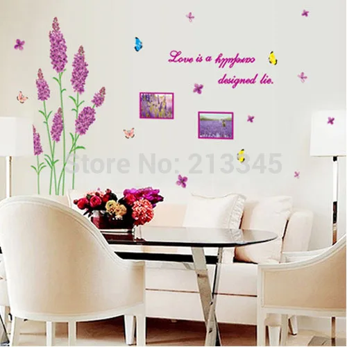 [Fundecor] любовь в Провансе креативное украшение для дома новый дом Свадьба комната Гостиная настенные