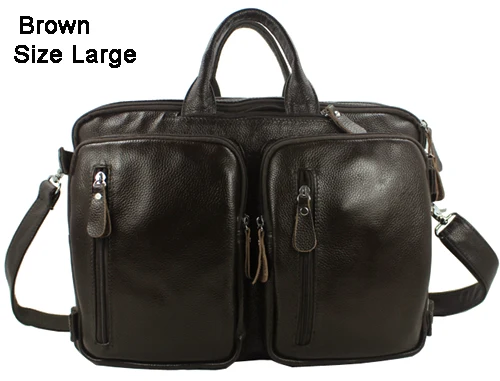 Многофункциональная мужская дорожная сумка из натуральной кожи, дорожная сумка для багажа, кожаная дорожная сумка, большая мужская сумка на выходные, большая спортивная сумка - Цвет: Brown Size L