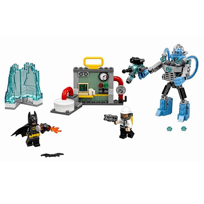 

Compatible Legoing Batman Mr Freeze Ice Attack mech Set Super Heroes Movie Blocks Building Blocks Toy Batman Legoing