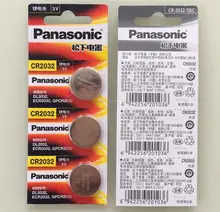 5pcs/lot Panasonic CR3032 CR 3032 DL3032 ECR3032 3V Lithium Car Key Remote Control Electric Alarm Cell Button Coin Battery