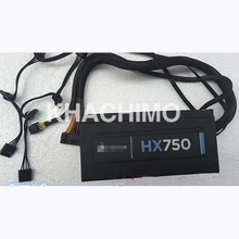 Для Золотого HX750 Номинальная мощность 750 Вт пиковая мощность 850 Вт бесшумный Настольный модуль питания