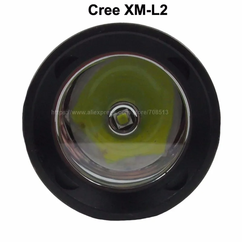 TrustFire TR-DF007 Cree XM-L2 800 люмен Плавная регулируется светодиодный фонарик Дайвинг-черный (1x26650)