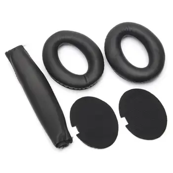 

Soft Ear Pads Headband Cushion Earpads For for QC15 QC2 Headphone Replacement Sponge Earpads