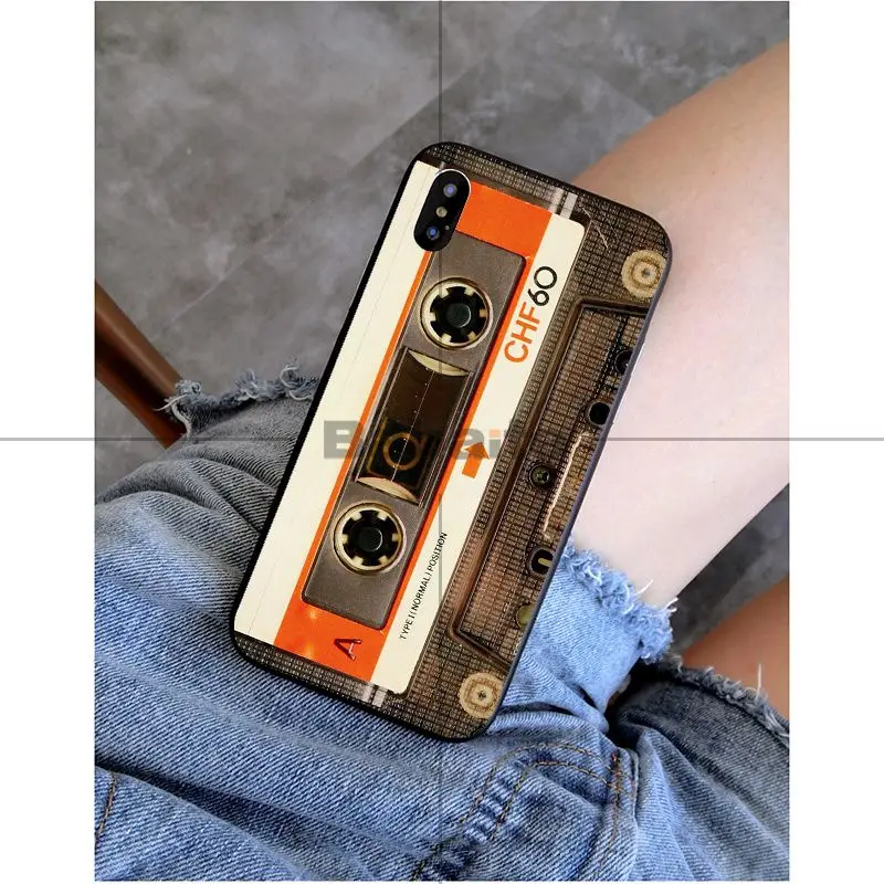 Babaite Retro Camera Cassette Tapes TPU Soft Phone Case Cover for Apple iPhone 8 7 6 6S Plus X XS MAX 5 5S SE XR Mobile Cover