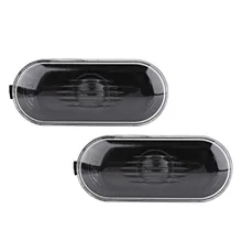 1 par lado marcador de luz capa para vw habitação capa para vw golf jetta bora mk4 passat b5 b5.5 lente preta corda do carro quente