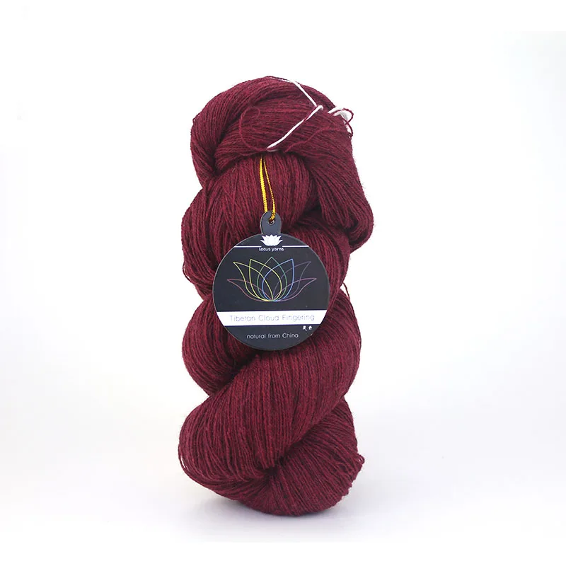 

2*50g hank 100% Tibetan yak fingering weight hand knitting yarn High quality yarn