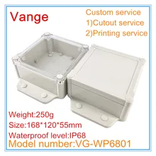 5 шт./лот Горячая распродажа! IP68 водонепроницаемый корпус из АБС-пластика Корпус для электронного проекта under the sea 168*120*55 мм