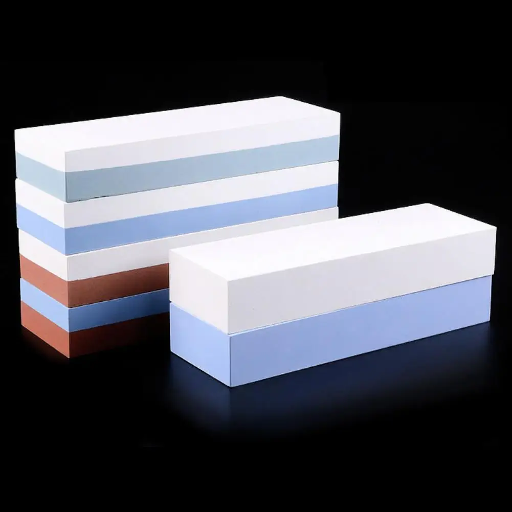 

Double Sides Knife Sharpening Stone Grinder Whetstone with Rubber Base Kitchen Tools hot