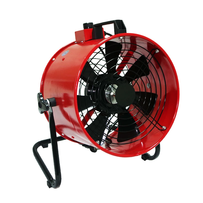  12 inch blower portable axial exhaust fan standing extractor high speed air ventilator stepless reg