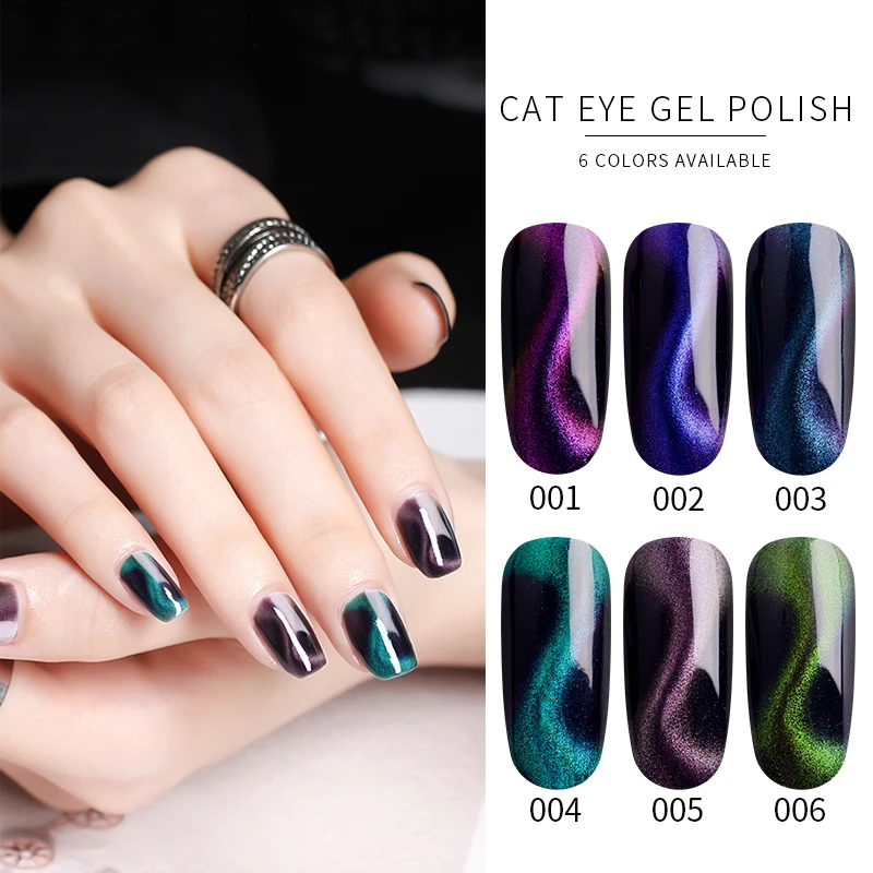 

Cat Eye Gel Polish Magnetic Gel Professional Nail Art Glitter Gel Varnish Vernis Semi Permanant UV LED Lakiery Hybrydowe 8ml