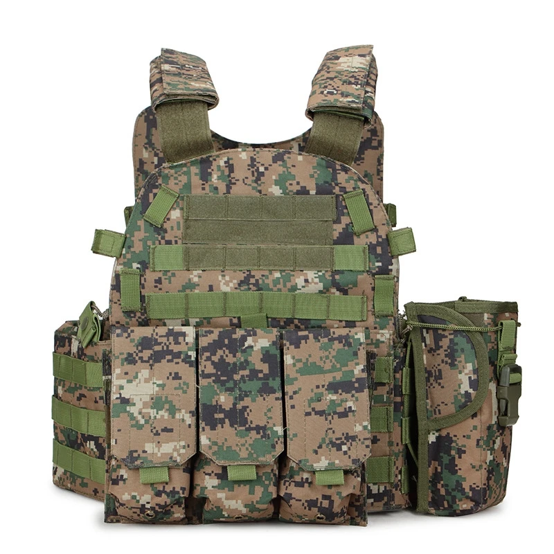 Billig Multicam Camouflage Molle Nylon Modulare Weste Taktische Kampf Westen Outdoor Jagd 6094 Westen Military Männer Kleidung Armee Weste
