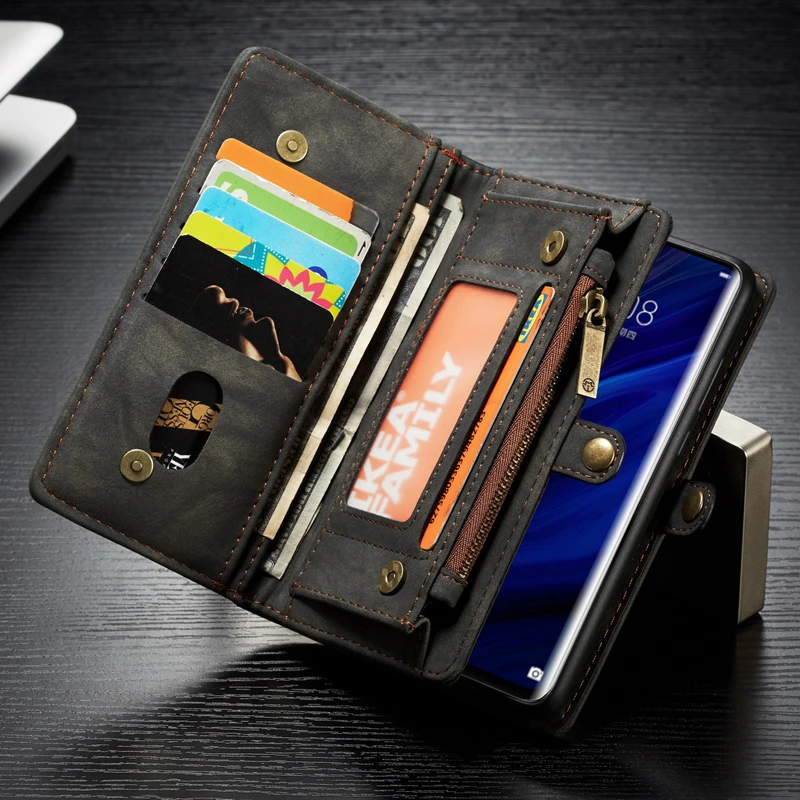 

Leather Wallet Flip Case For Huawei P30 Pro Lite P20 Mate 20 Card Slot Holder Retro Magnetic Cover Huawei P30 Pro Case Wallet On