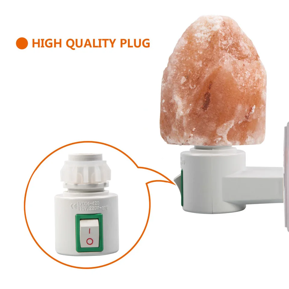 2 упаковки натуральный кристалл ГИМАЛАЙСКАЯ СОЛЬ лампа ручной работы мини ночник