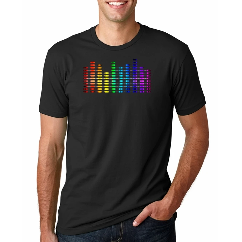 Light up t shirts sound activated wholesale Clearance