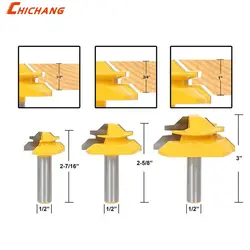 1 шт. замок, маршрутизатор бит фрезы 45 градусов карбида Дровосек 3/4 "запас для плотник деревообрабатывающий инструменты