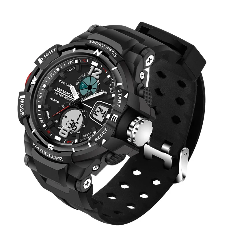 SANDA Sport Watch Men 2018 Clock Male LED Digital Quartz Wrist Watches Men's Top Brand Luxury Digital-watch Relogio Masculino